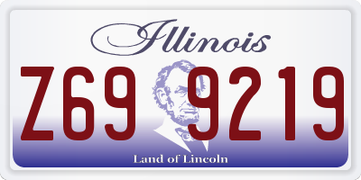 IL license plate Z699219
