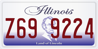 IL license plate Z699224
