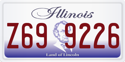IL license plate Z699226