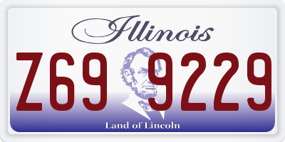 IL license plate Z699229