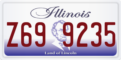 IL license plate Z699235