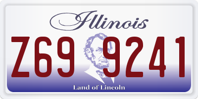 IL license plate Z699241
