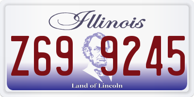 IL license plate Z699245