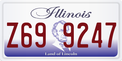 IL license plate Z699247