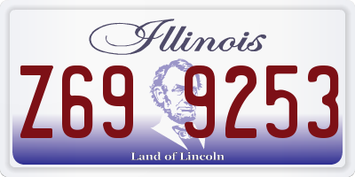 IL license plate Z699253