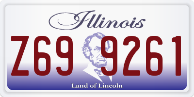 IL license plate Z699261