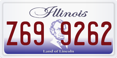 IL license plate Z699262