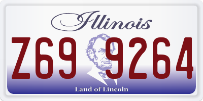 IL license plate Z699264