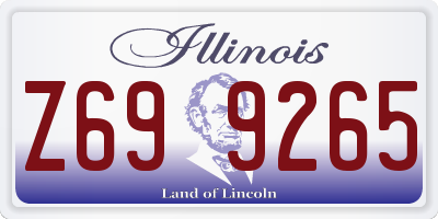 IL license plate Z699265