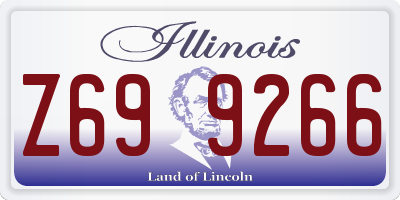 IL license plate Z699266
