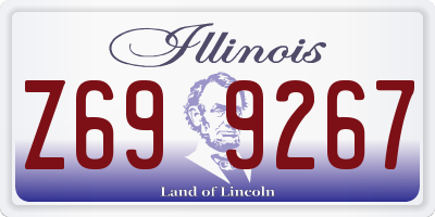 IL license plate Z699267