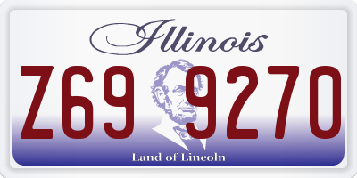 IL license plate Z699270