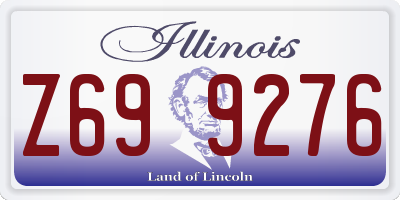 IL license plate Z699276