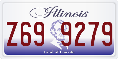IL license plate Z699279