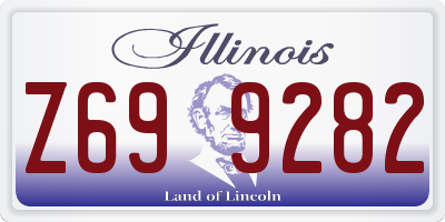 IL license plate Z699282