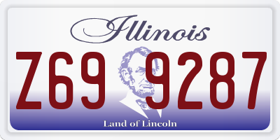 IL license plate Z699287