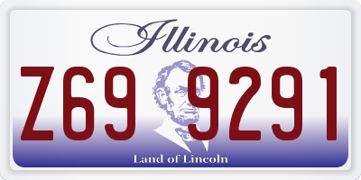 IL license plate Z699291