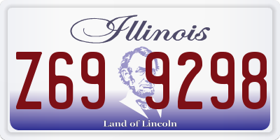 IL license plate Z699298