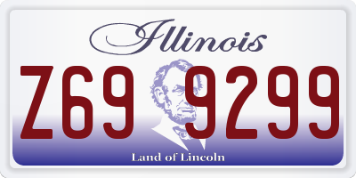 IL license plate Z699299
