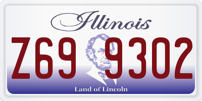 IL license plate Z699302