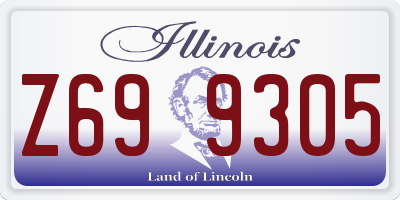 IL license plate Z699305
