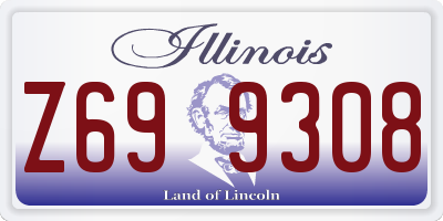 IL license plate Z699308