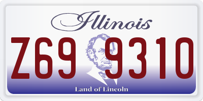 IL license plate Z699310