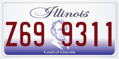IL license plate Z699311