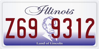 IL license plate Z699312