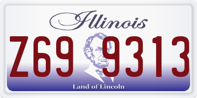 IL license plate Z699313