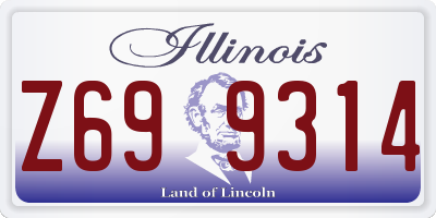 IL license plate Z699314