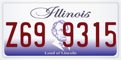 IL license plate Z699315