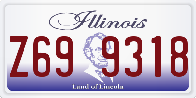 IL license plate Z699318