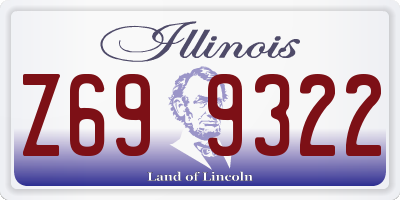 IL license plate Z699322