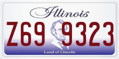 IL license plate Z699323