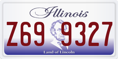IL license plate Z699327