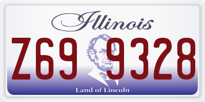 IL license plate Z699328