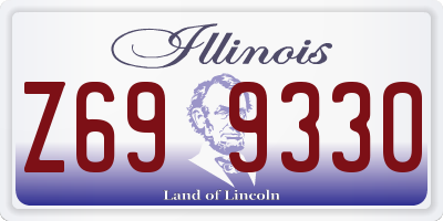 IL license plate Z699330
