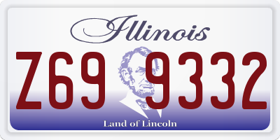 IL license plate Z699332