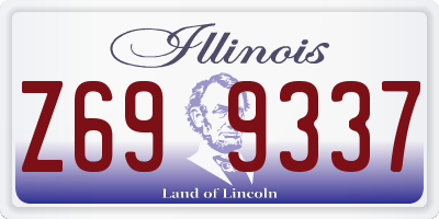 IL license plate Z699337