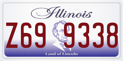 IL license plate Z699338