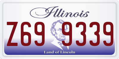 IL license plate Z699339