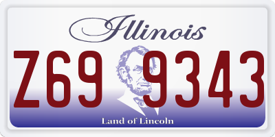 IL license plate Z699343
