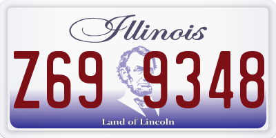 IL license plate Z699348