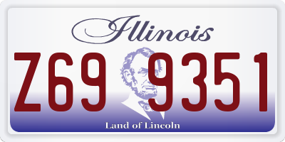 IL license plate Z699351