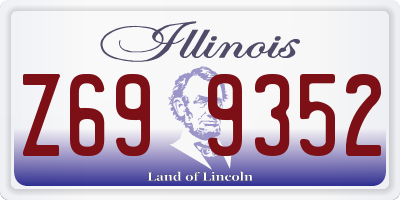 IL license plate Z699352