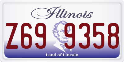 IL license plate Z699358