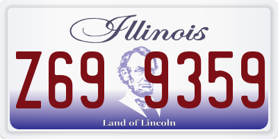 IL license plate Z699359