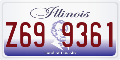 IL license plate Z699361