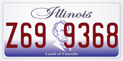 IL license plate Z699368
